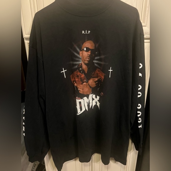 Balenciaga Yeezy DMX A Tribute Long Sleeve Tee Faded Black Pre-Owned M - Picture 1 of 17